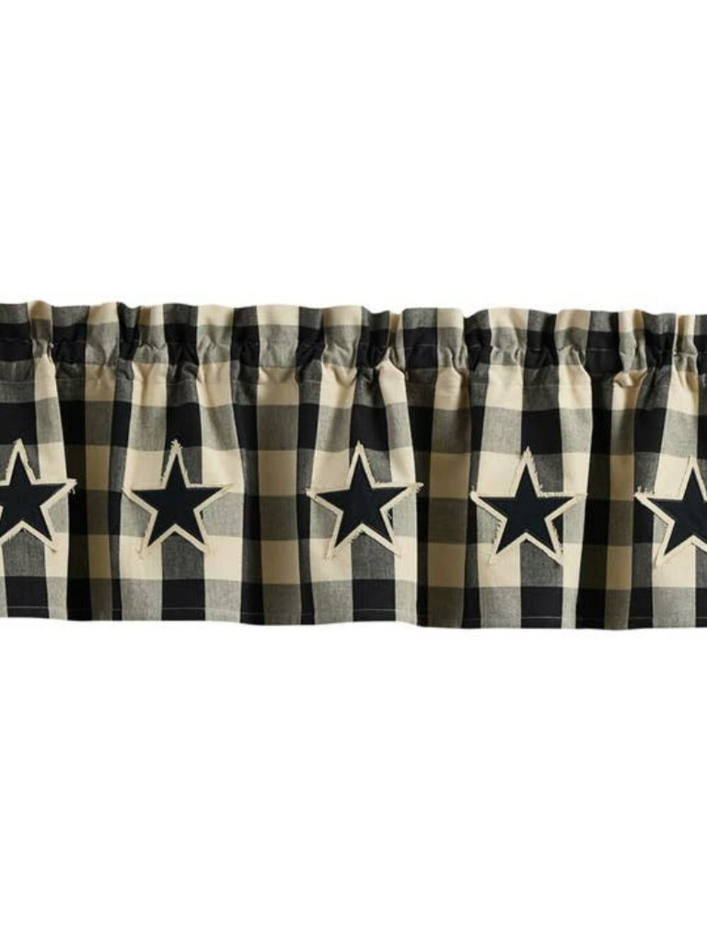 New Country Black Star window Valance